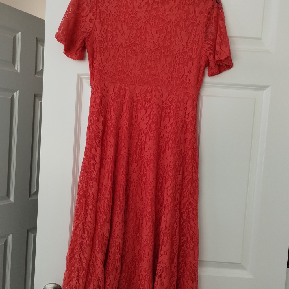 Chic Coral Dress by Clunky Brand